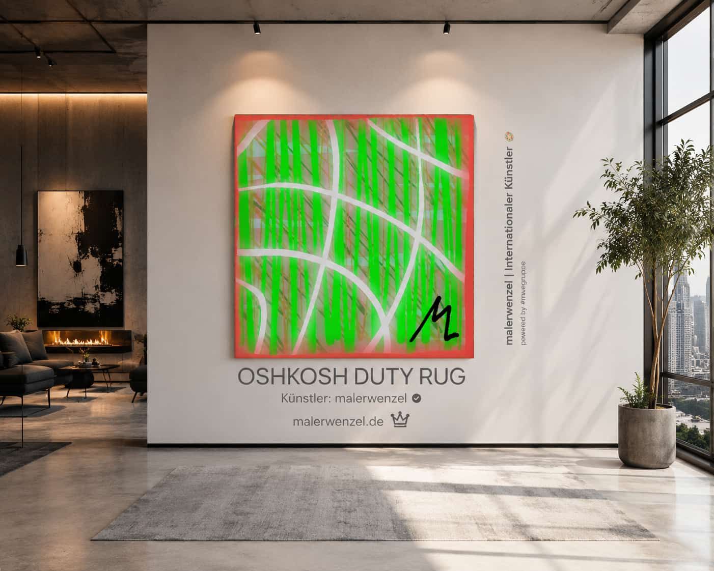 OSHKOSH DUTY RUG – Werk Nr. 26 = Starke Wirkung in stilvollem Ambiente | #malerwenzel
